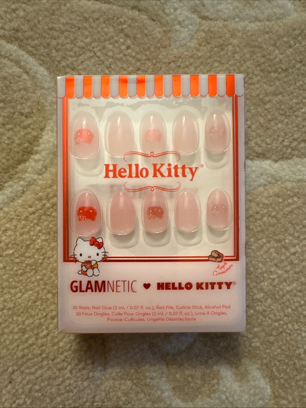 Glamnetic Hello Kitty Pink Press-On Nails - Soft Pink Set NIB unopened - Picture 4 of 6